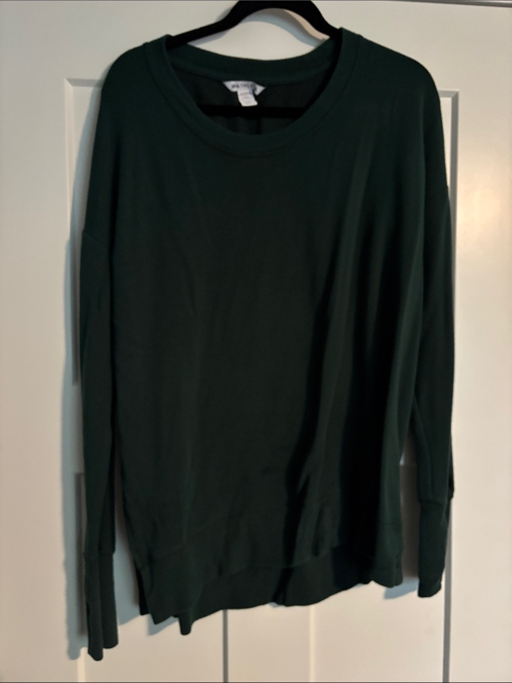 Athleta Coaster Luxe forest Green  Sweatshirt